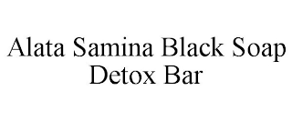 ALATA SAMINA BLACK SOAP DETOX BAR