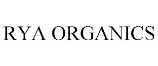 RYA ORGANICS