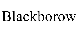 BLACKBOROW