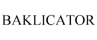 BAKLICATOR