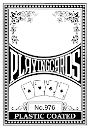 PLAYINGCARDS, A, NO. 976, PLASTIC COATED