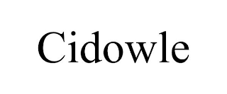 CIDOWLE