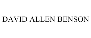 DAVID ALLEN BENSON