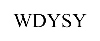 WDYSY