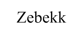 ZEBEKK