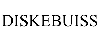 DISKEBUISS