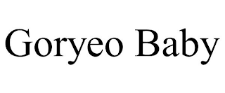 GORYEO BABY