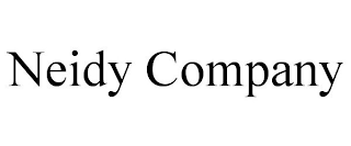 NEIDY COMPANY