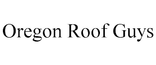 OREGON ROOF GUYS