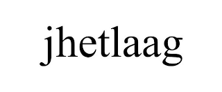 JHETLAAG