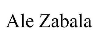 ALE ZABALA