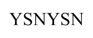 YSNYSN