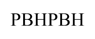 PBHPBH