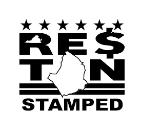 RES TON STAMPED