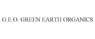 G.E.O. GREEN EARTH ORGANICS