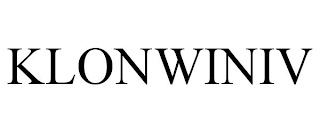 KLONWINIV