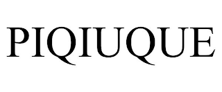 PIQIUQUE