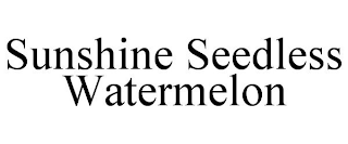 SUNSHINE SEEDLESS WATERMELON