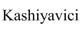 KASHIYAVICI