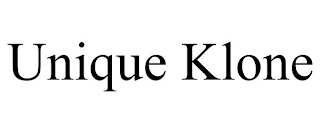 UNIQUE KLONE