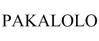 PAKALOLO