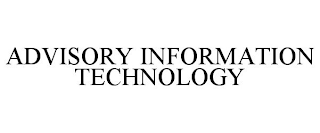 ADVISORY INFORMATION TECHNOLOGY