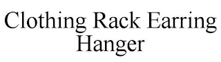 CLOTHING RACK EARRING HANGER