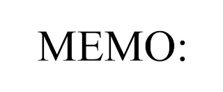 MEMO: