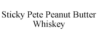 STICKY PETE PEANUT BUTTER WHISKEY