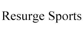 RESURGE SPORTS