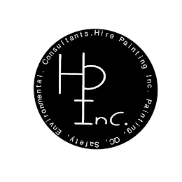 H P INC. HIRE PAINTING INC. PAINTING, QC, SAFETY, ENVIRONMENTAL. CONSULTANTS.