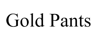 GOLD PANTS