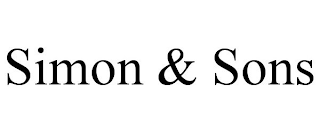 SIMON & SONS