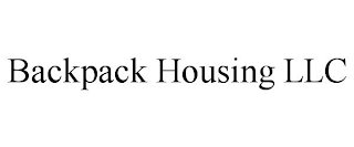 BACKPACK HOUSING LLC