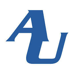 LETTERS "AU" OVERLAPPING