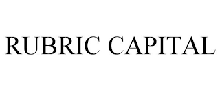 RUBRIC CAPITAL