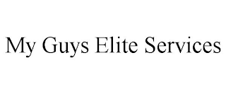 MY GUYS ELITE SERVICES