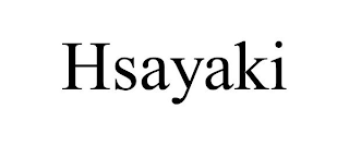 HSAYAKI