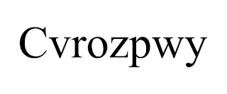 CVROZPWY