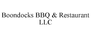 BOONDOCKS BBQ & RESTAURANT LLC