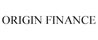 ORIGIN FINANCE