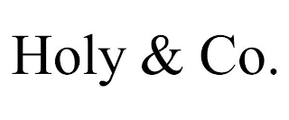 HOLY & CO.
