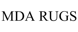 MDA RUGS