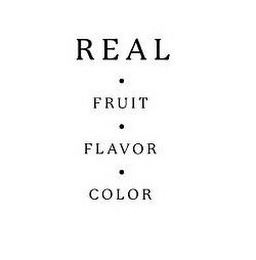 REAL FRUIT FLAVOR COLOR