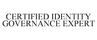 CERTIFIED IDENTITY GOVERNANCE EXPERT