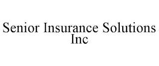 SENIOR INSURANCE SOLUTIONS INC