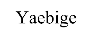 YAEBIGE