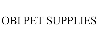 OBI PET SUPPLIES