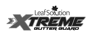 LEAFSOLUTION XTREME GUTTER GUARD