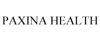 PAXINA HEALTH